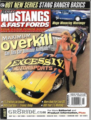 MUSCLE MUSTANGS & FAST FORDS 2000 OCT - 302 WITH 558HP
